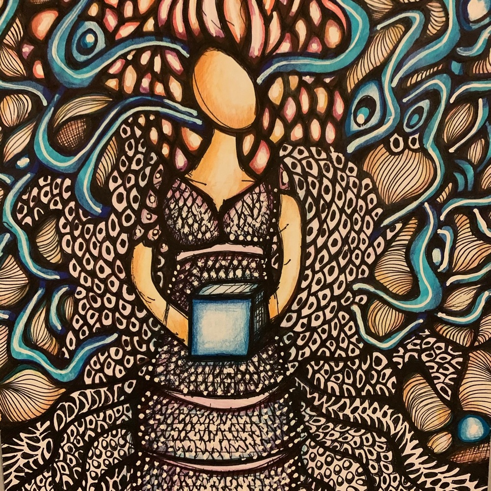 Pandora- a print of my original painting